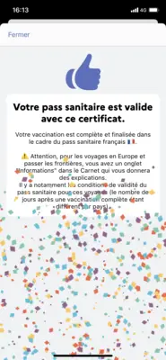 Pass Sanitaire Covid