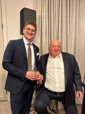 Avec Jean Pierre Bansard Fondateur de l ASFE