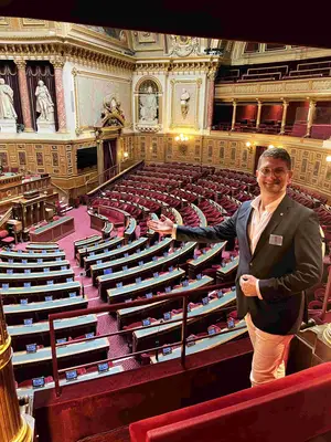 Visite du Senat