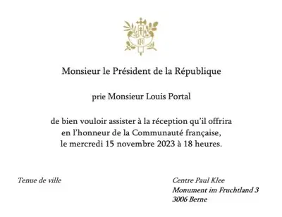 Visite Macron Berne 0