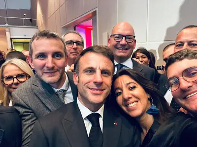 Visite Macron Berne 1