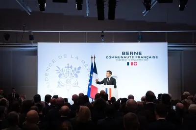 Visite Macron Berne 2