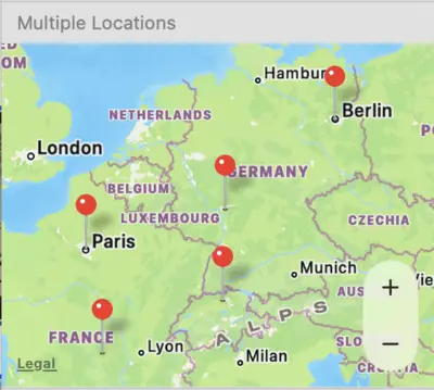 Mars carte des deplacements