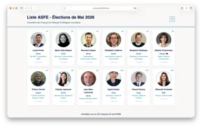 Publication site web