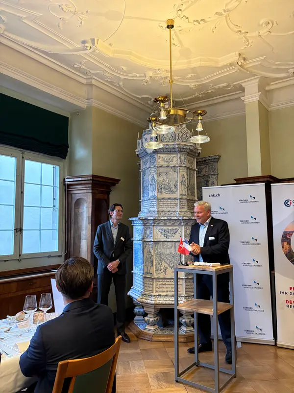 Diner CCIFS avec chambre de commerce de Zurich